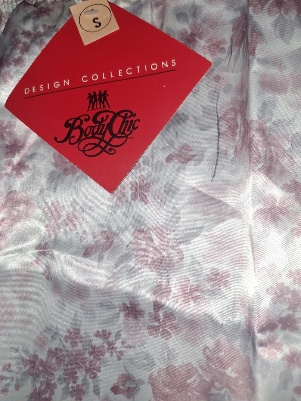 Satin Floral Half Slip in Light Pink Size Small Vintage NWT